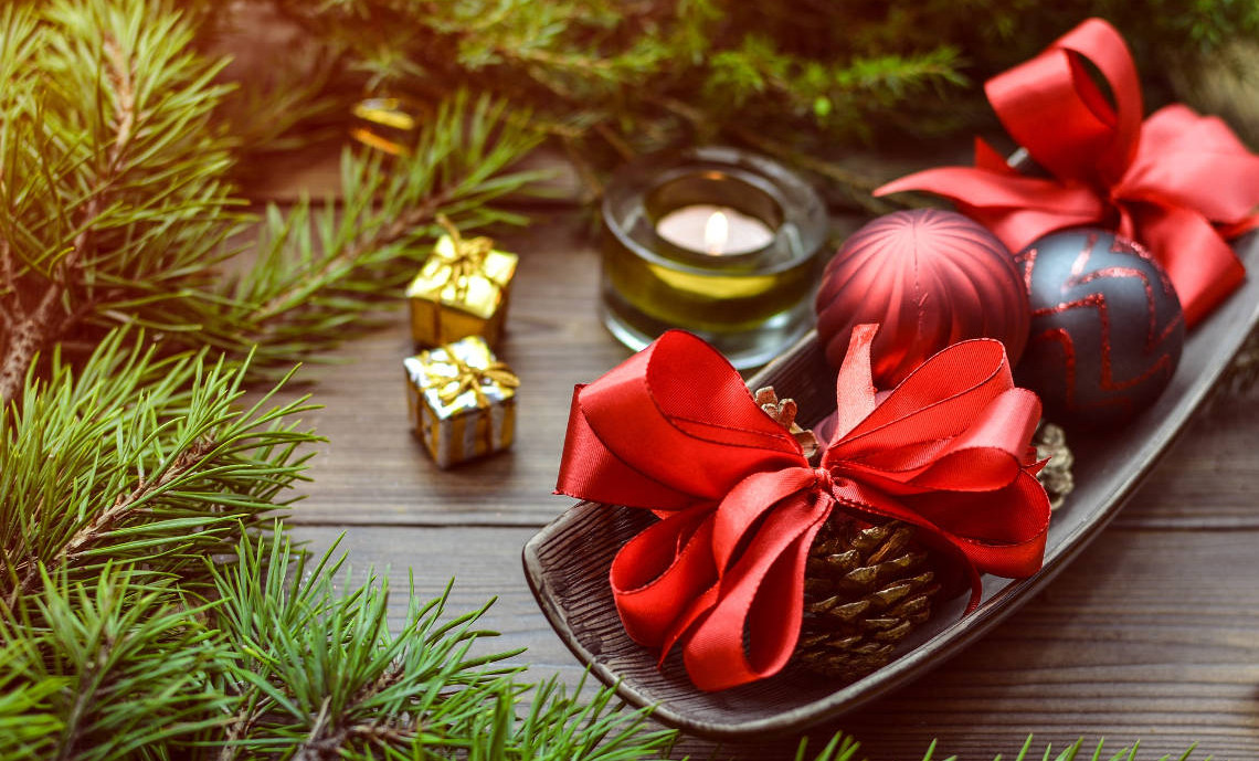 Julband till paket och arrangemang